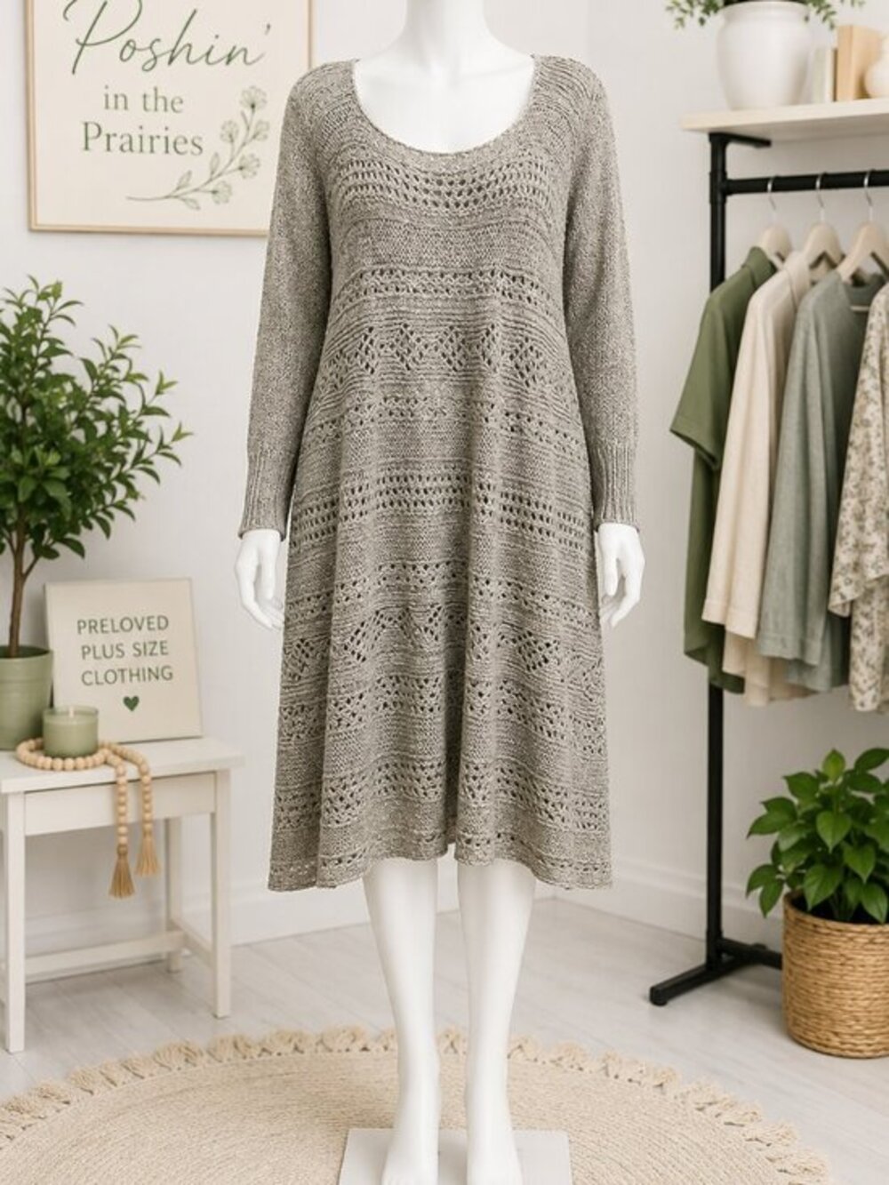 4 for $25 NWT 🤍 Simply Noelle Convertible Knit Sweater / Cardigan 🤍  Size L/XL